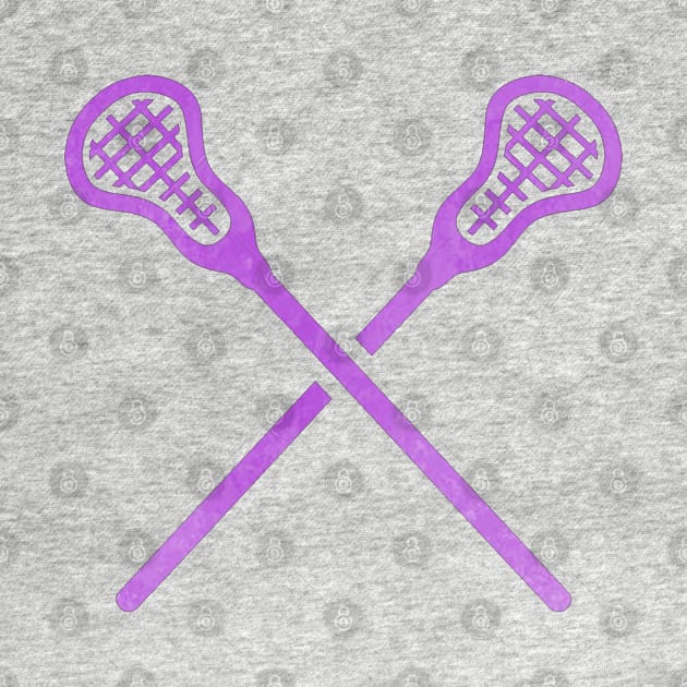 Lacrosse Stick Purple by hcohen2000